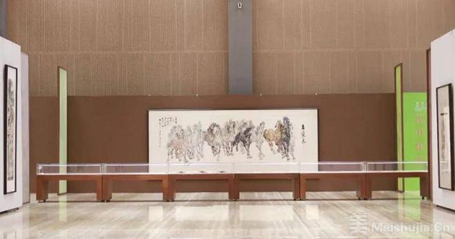 “画马人”刘勃舒艺术研究展在中国国家画院