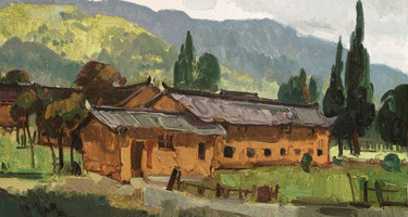 “中国油画名家笔下的井冈山”作品展在中国